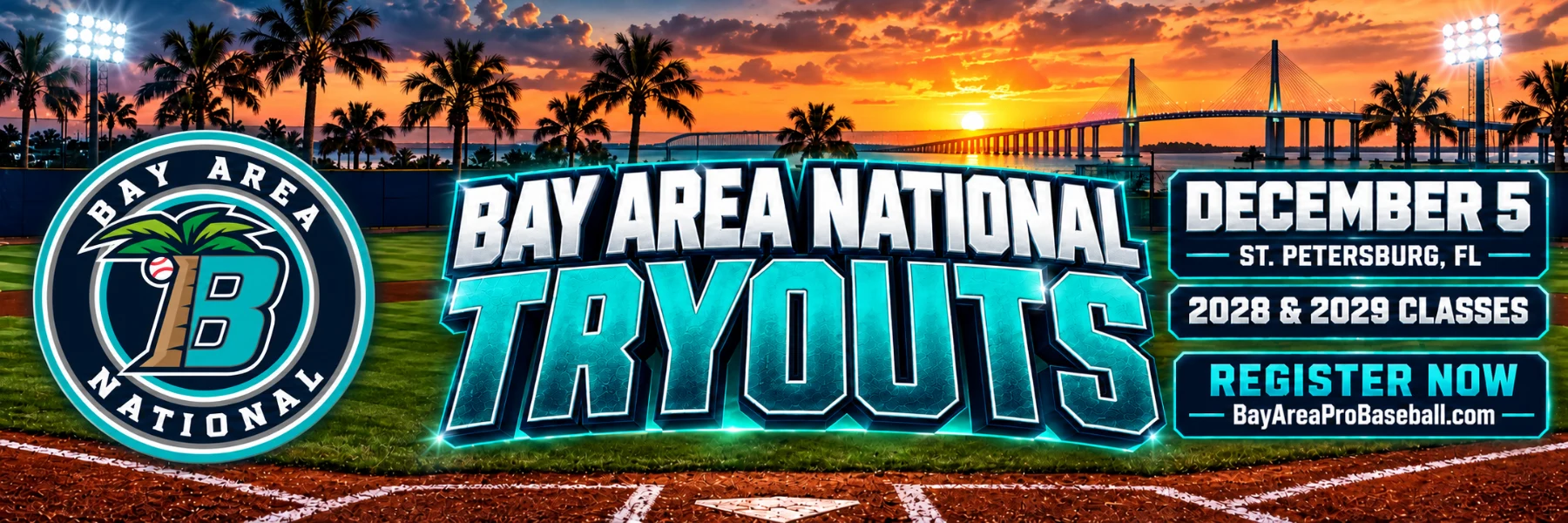 Bay Area National Team tryouts, December 5, St. Petersburg, Florida, 2028 and 2029 classes